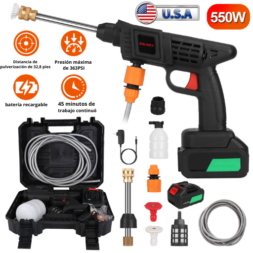 Hidrolavadora portátil inalámbrica