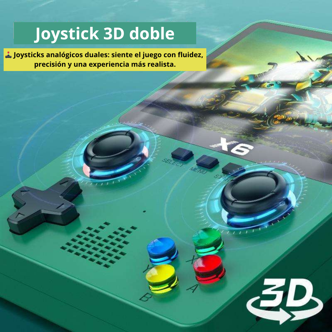 RetroX6™ Consola Retro con 1000+ Juegos